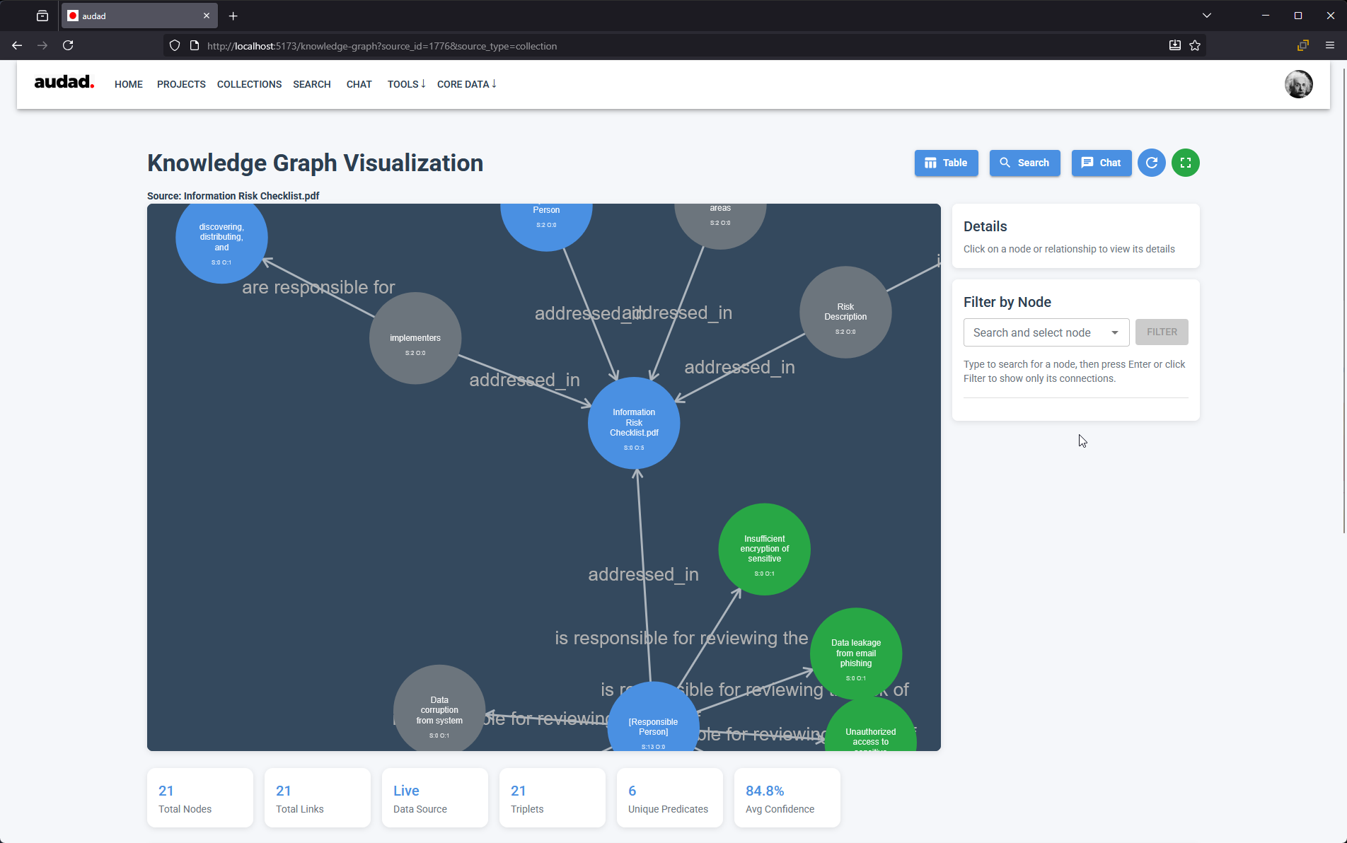 Dokumentenanalyse Screenshot